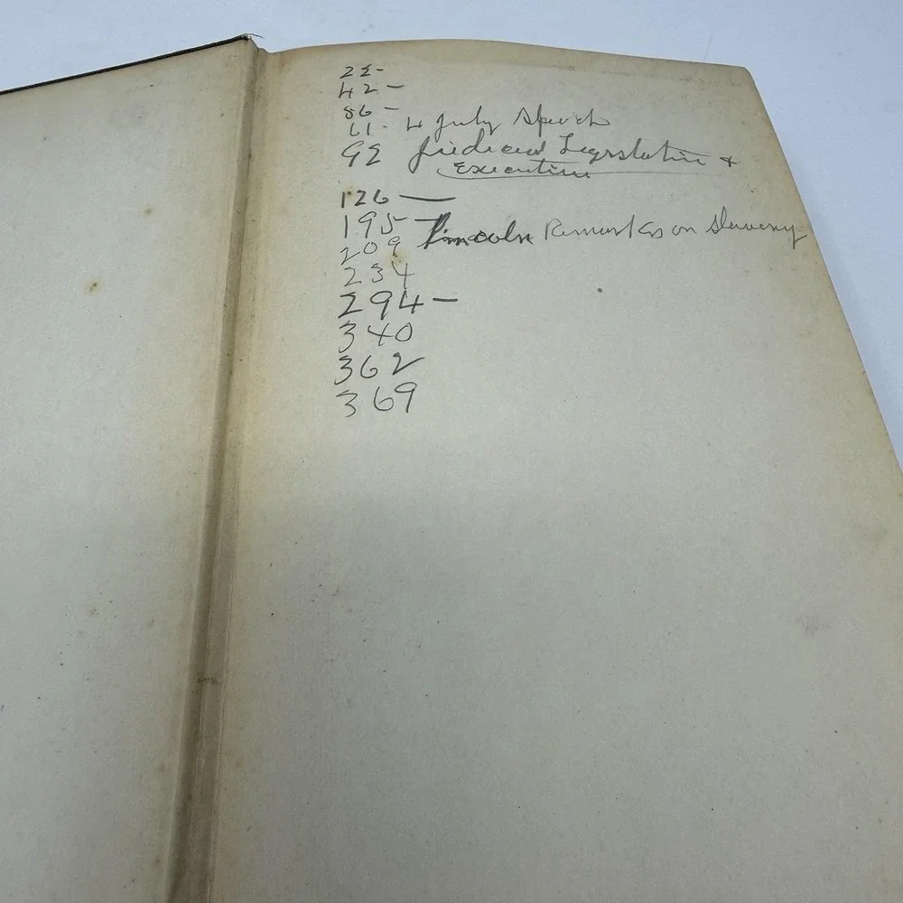 The Writings of Abraham Lincoln Vol 3, 1923, Constitutional Ed. GP Putnam's Sons